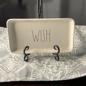 Rae Dunn wish plate VGUC